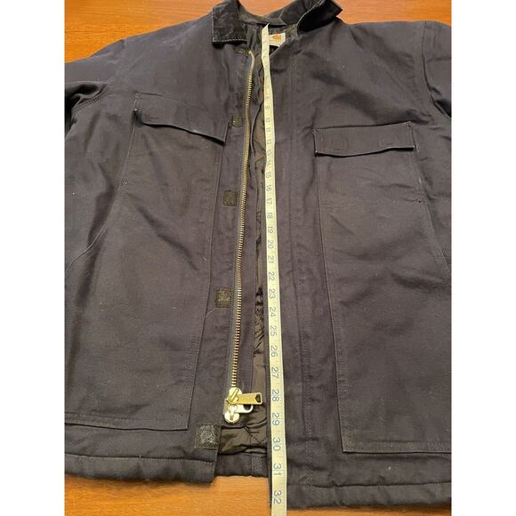 Large Tall Carhartt Arctic C003 Quilt Lined Blue Duck Jacket Chore Zipper Heavy - Picture 7 of 13